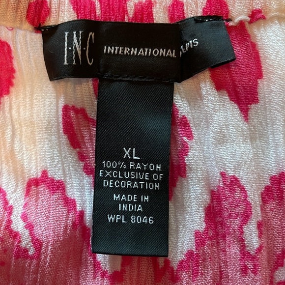 International Concepts Harmonic Print Peasant On/Off Shoulder Top Size XL - Picture 4 of 7